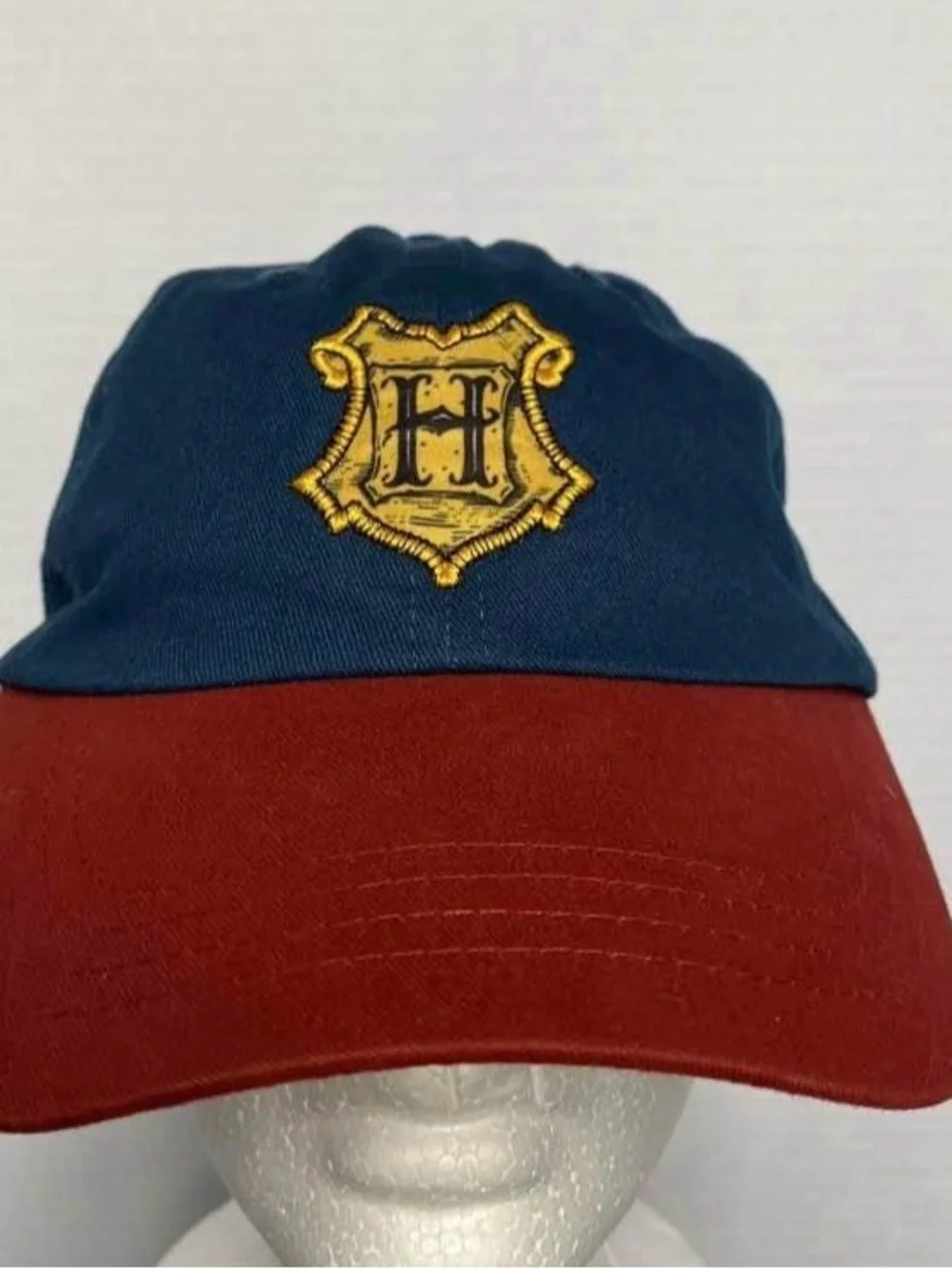 Harry Potter Hogwarts Crest Baseball Hat Cap Strap-back Blue